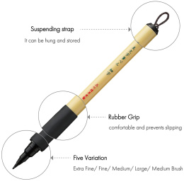 Bimoji Fude Brush Pen i gruppen Penner / Kunstnerpenner / Penselpenner hos Pen Store (100962_r)