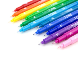 TwinTone Marker Rainbow 12-set i gruppen Penner / Kunstnerpenner / Illustrasjonmarkers hos Pen Store (101130)