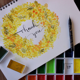 Gansai Tambi Aquarelle 48-set i gruppen Kunstnermateriell / Kunstnerfarge / Akvarellmaling / Akvarellmaling i kopp hos Pen Store (101261)