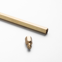 Classic Reflect Pencil lead box Brass i gruppen Kunstnermateriell / Kunstnertilbehør / Oppbevaring hos Pen Store (101379)