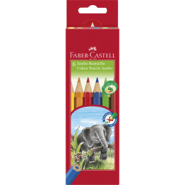 Jumbo Fargeblyanter - Set of 6 i gruppen Kids / Barnepenner / Fargeblyanter for barn hos Pen Store (101407)