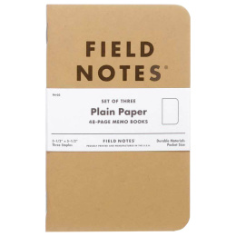 Memo Book Plain 3-pakke i gruppen  Papir & Blokk / Skrive og ta notater / Notatbøker hos Pen Store (101424)