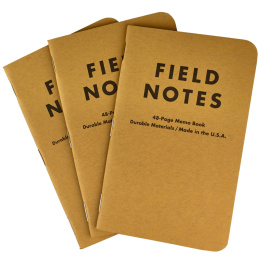 Memo Book Plain 3-pakke i gruppen  Papir & Blokk / Skrive og ta notater / Notatbøker hos Pen Store (101424)