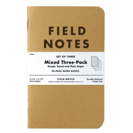Memo Book Mixed 3-pakke i gruppen  Papir & Blokk / Skrive og ta notater / Notatbøker hos Pen Store (101426)