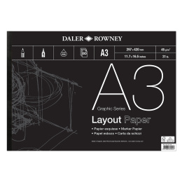 Layout Paper A3 i gruppen  Papir & Blokk / Artistblokk / Tegne- og skisseblokk hos Pen Store (101459)