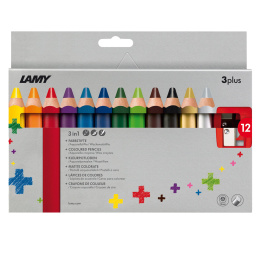 3plus 12-set i gruppen Kids / Barnepenner / Fargeblyanter for barn hos Pen Store (101782)
