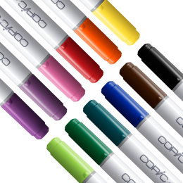 Ciao 12-set Basic colors i gruppen Penner / Kunstnerpenner / Illustrasjonmarkers hos Pen Store (103253)