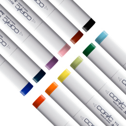 Classic 12-set Basic colors i gruppen Penner / Kunstnerpenner / Illustrasjonmarkers hos Pen Store (103255)