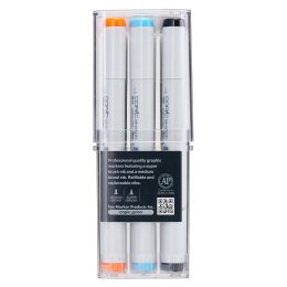 Sketch 12-set Basic i gruppen Penner / Kunstnerpenner / Illustrasjonmarkers hos Pen Store (103270)