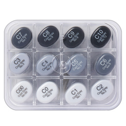 Sketch 12-set CG Cool Grey i gruppen Penner / Kunstnerpenner / Illustrasjonmarkers hos Pen Store (103311)