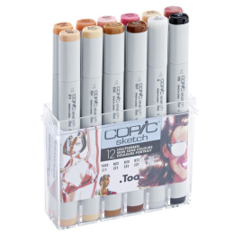 Sketch 12-set Skin tones i gruppen Penner / Kunstnerpenner / Illustrasjonmarkers hos Pen Store (103313)