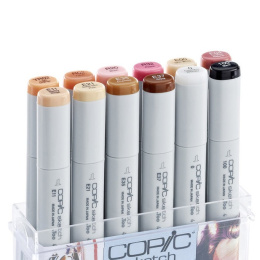 Sketch 12-set Skin tones i gruppen Penner / Kunstnerpenner / Illustrasjonmarkers hos Pen Store (103313)