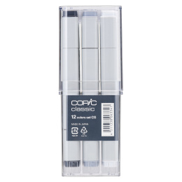Classic 12-set Cool Gray i gruppen Penner / Kunstnerpenner / Illustrasjonmarkers hos Pen Store (103317) Classic 12-set Cool Gray i gruppen Penner / Kunstnerpenner / Illustrasjonmarkers hos Pen Store (103317)