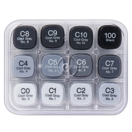 Classic 12-set Cool Gray i gruppen Penner / Kunstnerpenner / Illustrasjonmarkers hos Pen Store (103317) Classic 12-set Cool Gray i gruppen Penner / Kunstnerpenner / Illustrasjonmarkers hos Pen Store (103317)