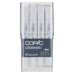 Classic 12-set Toner Gray i gruppen Penner / Kunstnerpenner / Illustrasjonmarkers hos Pen Store (103318) Classic 12-set Toner Gray i gruppen Penner / Kunstnerpenner / Illustrasjonmarkers hos Pen Store (103318)