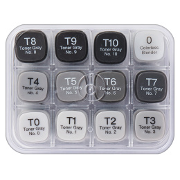 Classic 12-set Toner Gray i gruppen Penner / Kunstnerpenner / Illustrasjonmarkers hos Pen Store (103318) Classic 12-set Toner Gray i gruppen Penner / Kunstnerpenner / Illustrasjonmarkers hos Pen Store (103318)