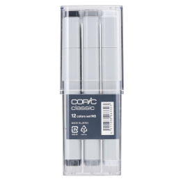 Classic 12-set Neutral Gray i gruppen Penner / Kunstnerpenner / Illustrasjonmarkers hos Pen Store (103319) Classic 12-set Neutral Gray i gruppen Penner / Kunstnerpenner / Illustrasjonmarkers hos Pen Store (103319)