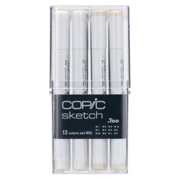 Sketch 12-set Warm Grey i gruppen Penner / Kunstnerpenner / Illustrasjonmarkers hos Pen Store (103503)