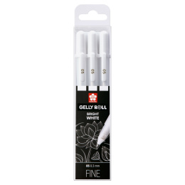 Gelly Roll Basic White 3-pakke Fine i gruppen Penner / Skrive / Gelpenner hos Pen Store (103535)