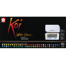 Koi Water Colors Sketch Box 60 i gruppen Kunstnermateriell / Kunstnerfarge / Akvarellmaling hos Pen Store (103858)