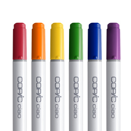 Ciao 6-pakke Primary i gruppen Penner / Kunstnerpenner / Illustrasjonmarkers hos Pen Store (103865)