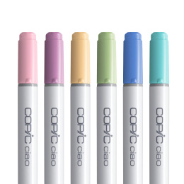 Ciao 6-pakke Pastels i gruppen Penner / Kunstnerpenner / Illustrasjonmarkers hos Pen Store (103867)