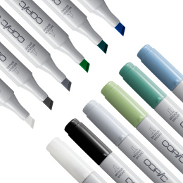 Ciao 6-pakke Sea i gruppen Penner / Kunstnerpenner / Illustrasjonmarkers hos Pen Store (103869)