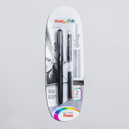 Pocket Brush Pen Set Black i gruppen Penner / Penntilbehør / Patroner og refiller hos Pen Store (104522)