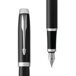 IM Black/Chrome Fyllepenn i gruppen Penner / Fine Writing / Fyllepenner hos Pen Store (104667_r)