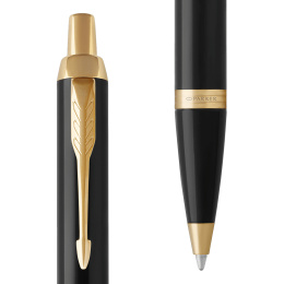 IM Black/Gold Kulepenn i gruppen Penner / Fine Writing / Kulepenner hos Pen Store (104669)