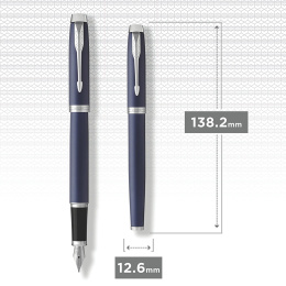 IM Blue/Chrome Fyllepenn i gruppen Penner / Fine Writing / Fyllepenner hos Pen Store (104673)