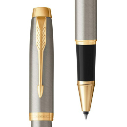 IM Brushed/Gold Rollerball i gruppen Penner / Fine Writing / Rollerballpenner hos Pen Store (104677)