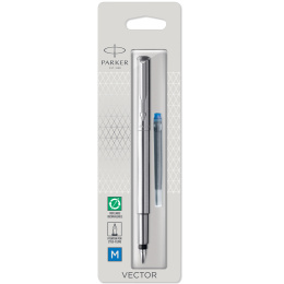 Vector Stainless Steel Fyllepenn i gruppen Penner / Fine Writing / Fyllepenner hos Pen Store (104703)