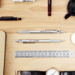 600 Mekanisk Blyant 0.5 Sølv i gruppen Penner / Skrive / Trykkblyanter hos Pen Store (104710)