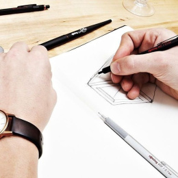 600 Mekanisk Blyant 0.7 Sølv i gruppen Penner / Skrive / Trykkblyanter hos Pen Store (104712)