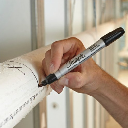 Metal Small Permanent Marker Svart i gruppen Penner / Kunstnerpenner / Tusjpenner hos Pen Store (104767)