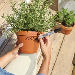 Metal Small Permanent Marker Svart i gruppen Penner / Kunstnerpenner / Tusjpenner hos Pen Store (104767)