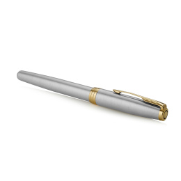 Sonnet Steel/Gold Rollerball i gruppen Penner / Fine Writing / Rollerballpenner hos Pen Store (104790)