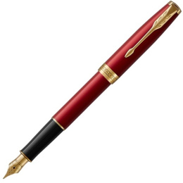 Sonnet Red/Gold Fyllepenn Medium i gruppen Penner / Fine Writing / Fyllepenner hos Pen Store (104827)