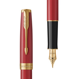 Sonnet Red/Gold Fyllepenn i gruppen Penner / Fine Writing / Fyllepenner hos Pen Store (104827_r)