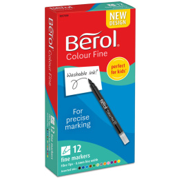 Colour Fine Tip 12-pakke i gruppen Kids / Barnepenner / Tusjer for barn hos Pen Store (104848)