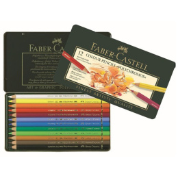 Fargeblyanter Polychromos 12-set i gruppen Penner / Kunstnerpenner / Fargeblyanter hos Pen Store (105074)