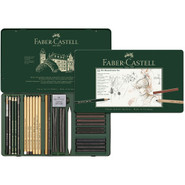 PITT Monochrome 33-set i gruppen Kunstnermateriell / Kritt og blyanter / Grafitt og blyant hos Pen Store (105978)