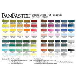 80 Color Set i gruppen Kunstnermateriell / Kunstnerfarge / Pastell hos Pen Store (106106)