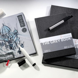 The Grey Book A5 i gruppen  Papir & Blokk / Artistblokk / Skissebøker hos Pen Store (106115)