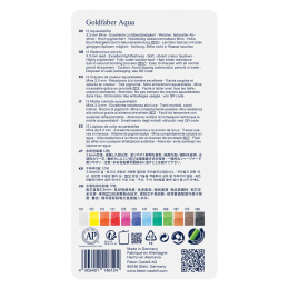 Goldfaber Aqua Watercolour Pencil 12-set i gruppen Penner / Kunstnerpenner / Akvarellblyanter hos Pen Store (106633)