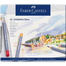 Goldfaber Aqua Watercolour Pencil 48-set i gruppen Penner / Kunstnerpenner / Akvarellblyanter hos Pen Store (106634)