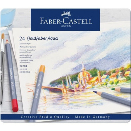 Goldfaber Aqua Watercolour Pencil 24-set i gruppen Penner / Kunstnerpenner / Akvarellblyanter hos Pen Store (106637)
