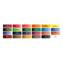 Water Colors PRO 24-set i gruppen Kunstnermateriell / Kunstnerfarge / Akvarellmaling hos Pen Store (107247)