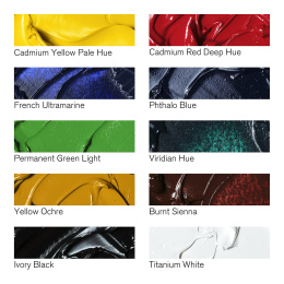 Winton Oljemaling Tub 37 ml 10-set i gruppen Kunstnermateriell / Kunstnerfarge / Oljemaling hos Pen Store (107256)